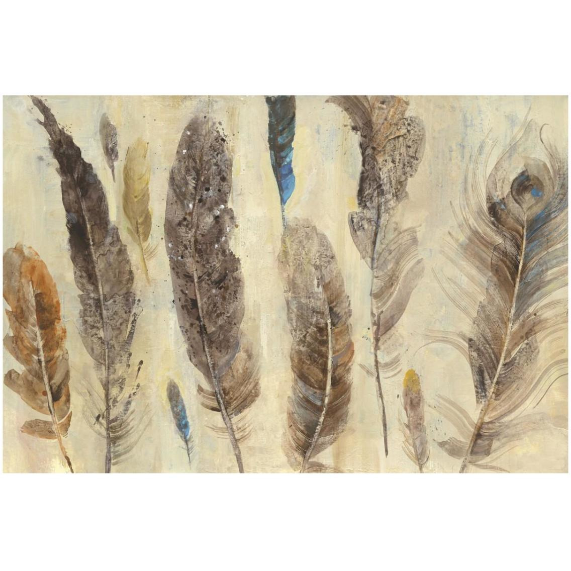 Feather Study -Paper Art-32&quotx22"