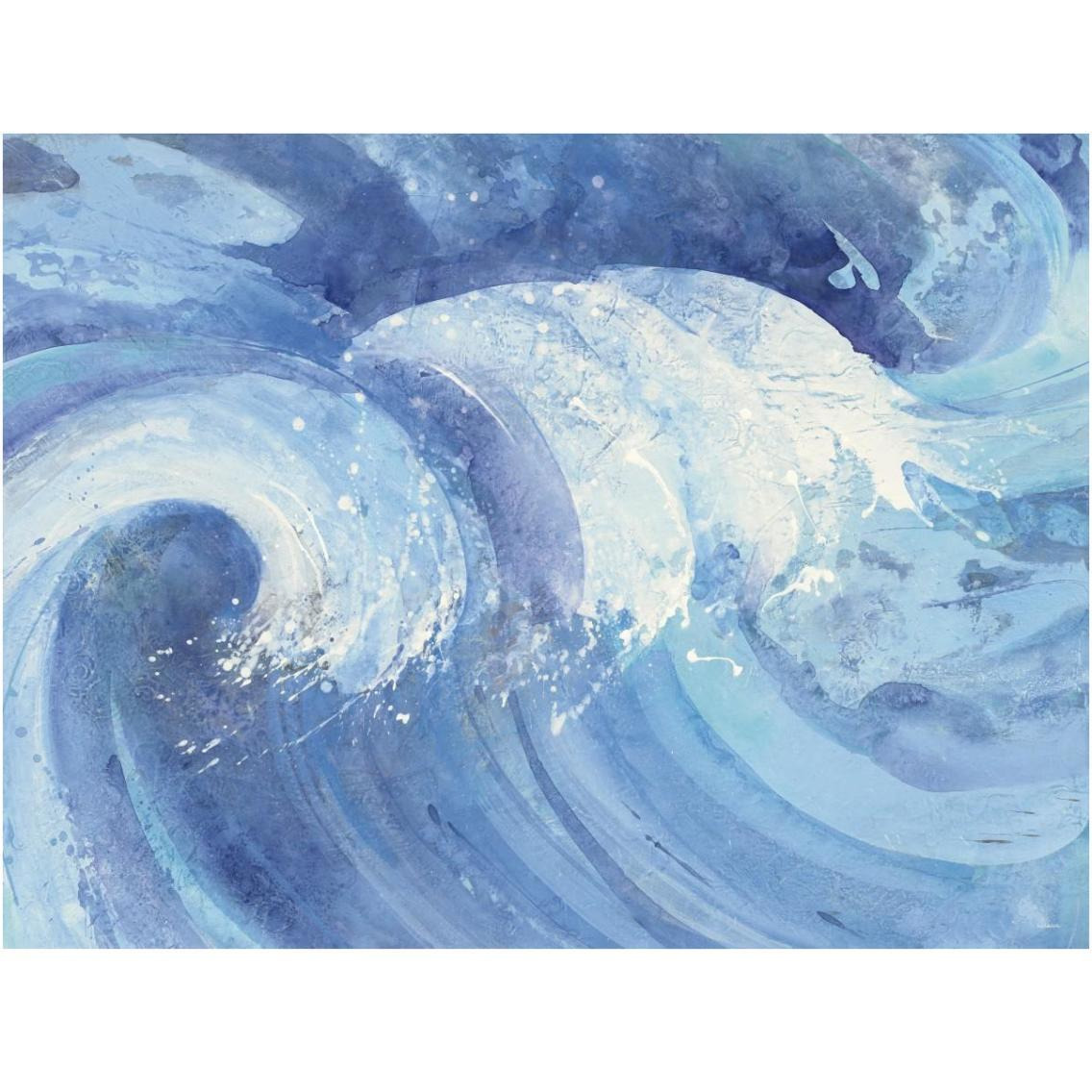 The Big Wave -Paper Art-18&quotx14"