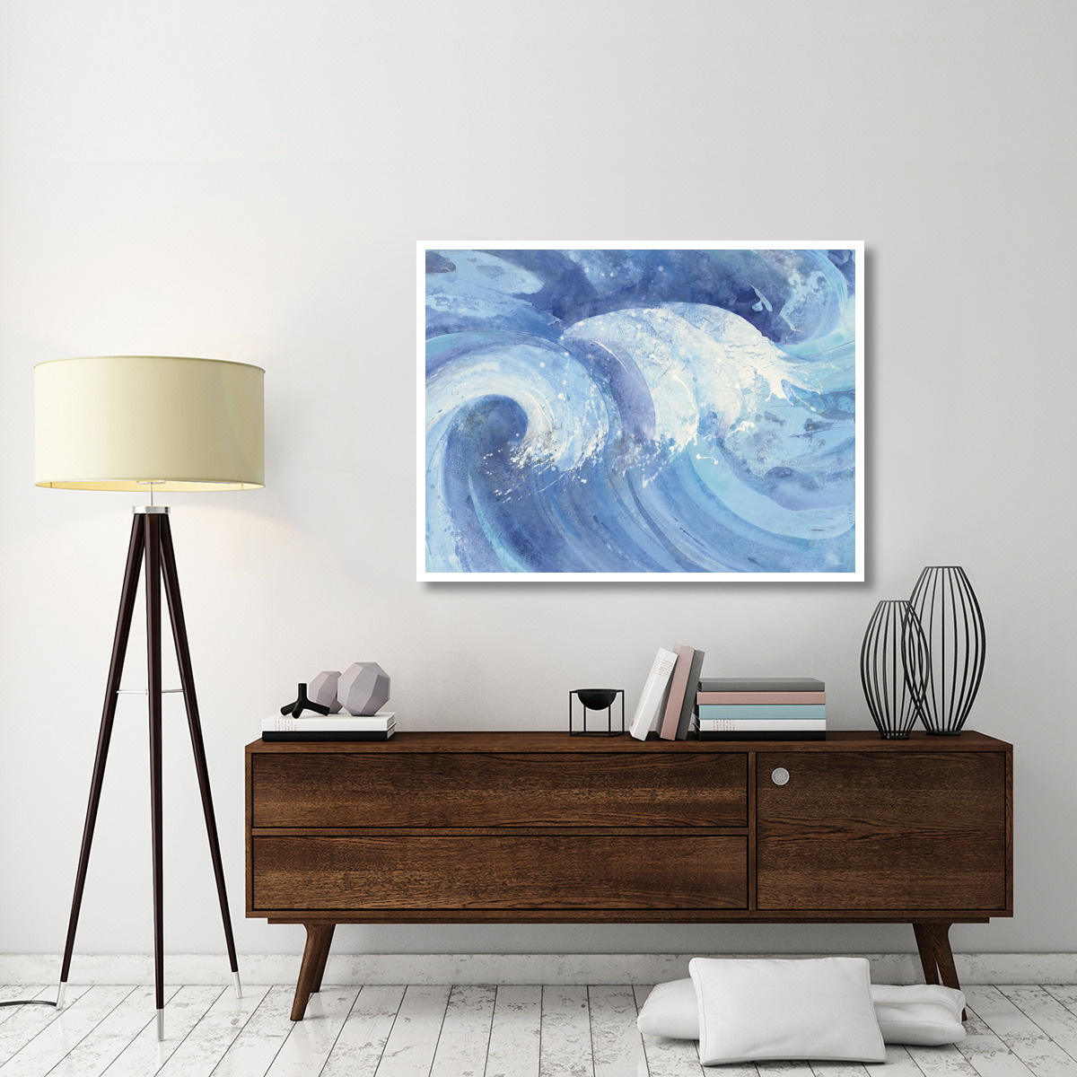 The Big Wave -Paper Art-50&quotx38"