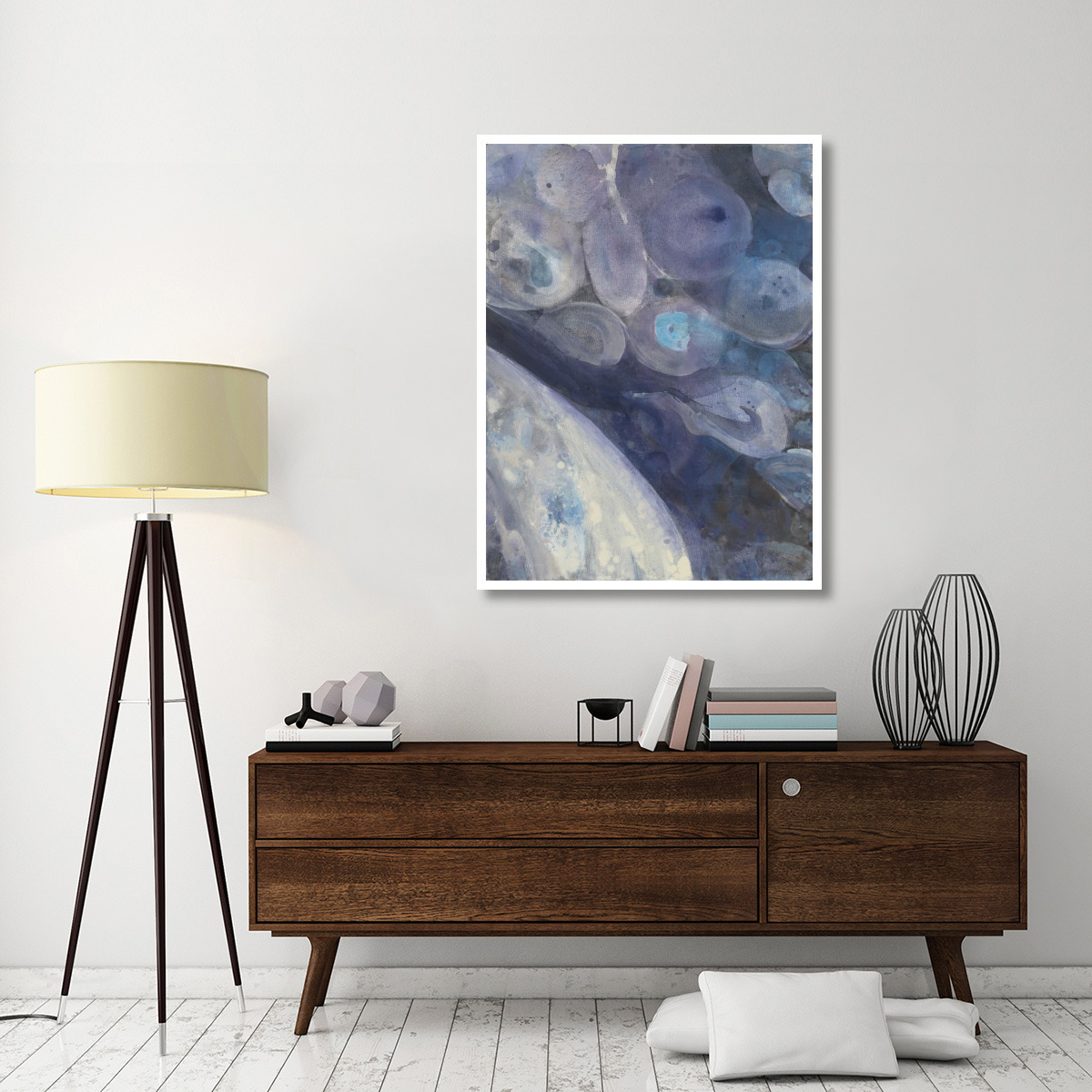 In the Stream I -Paper Art-38&quotx50"