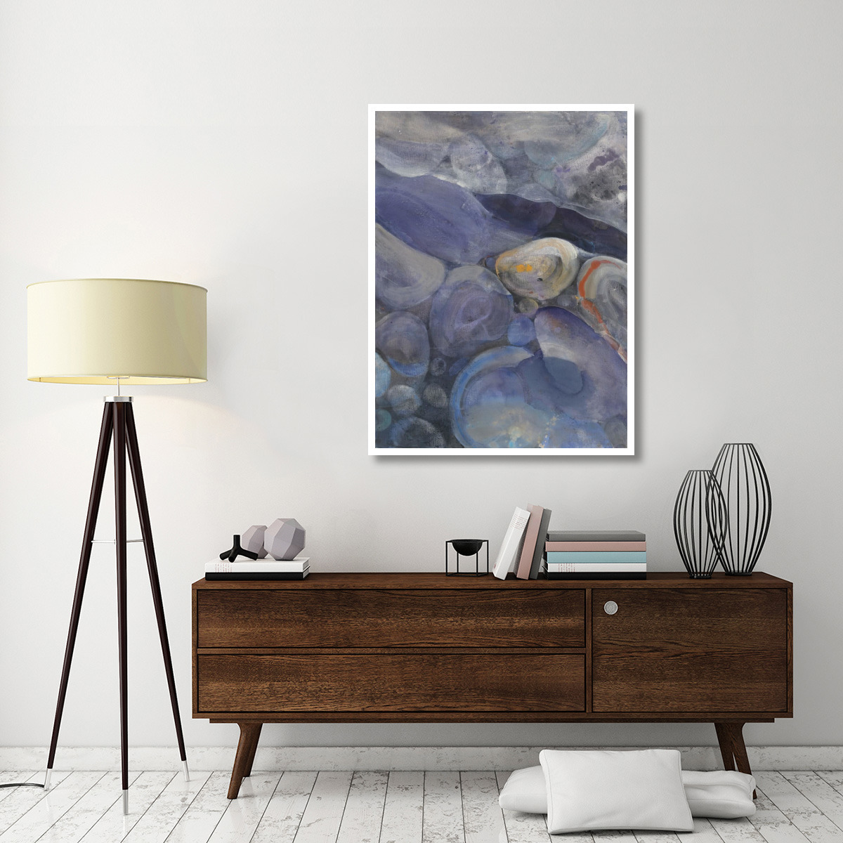 In the Stream II -Paper Art-38&quotx50"