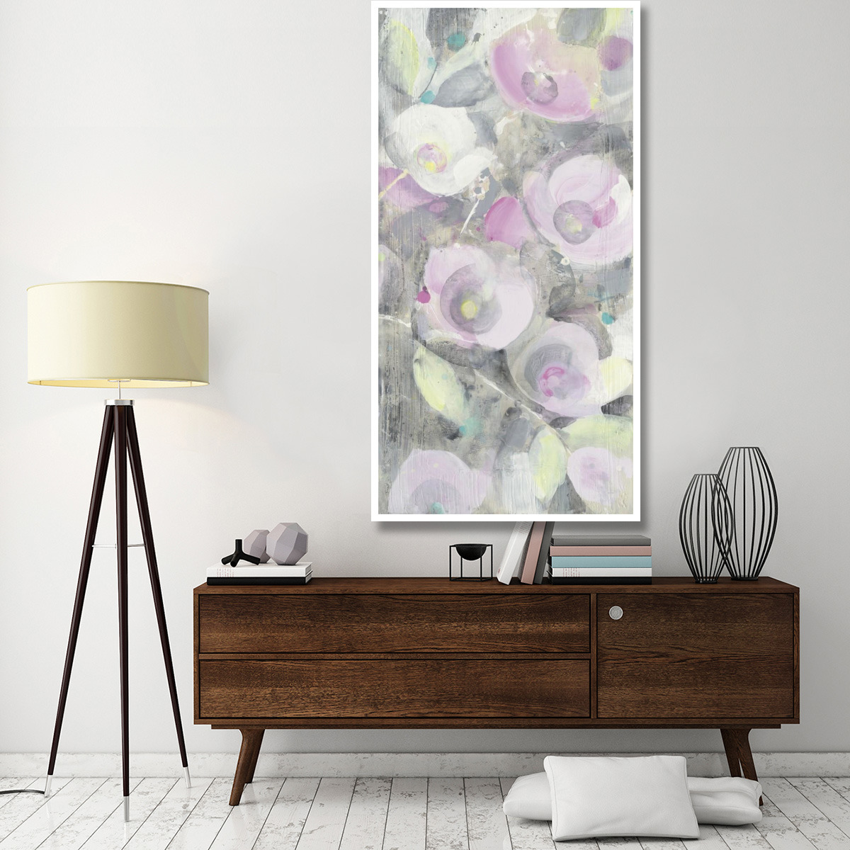 Sugar Flowers II -Paper Art-38&quotx74"