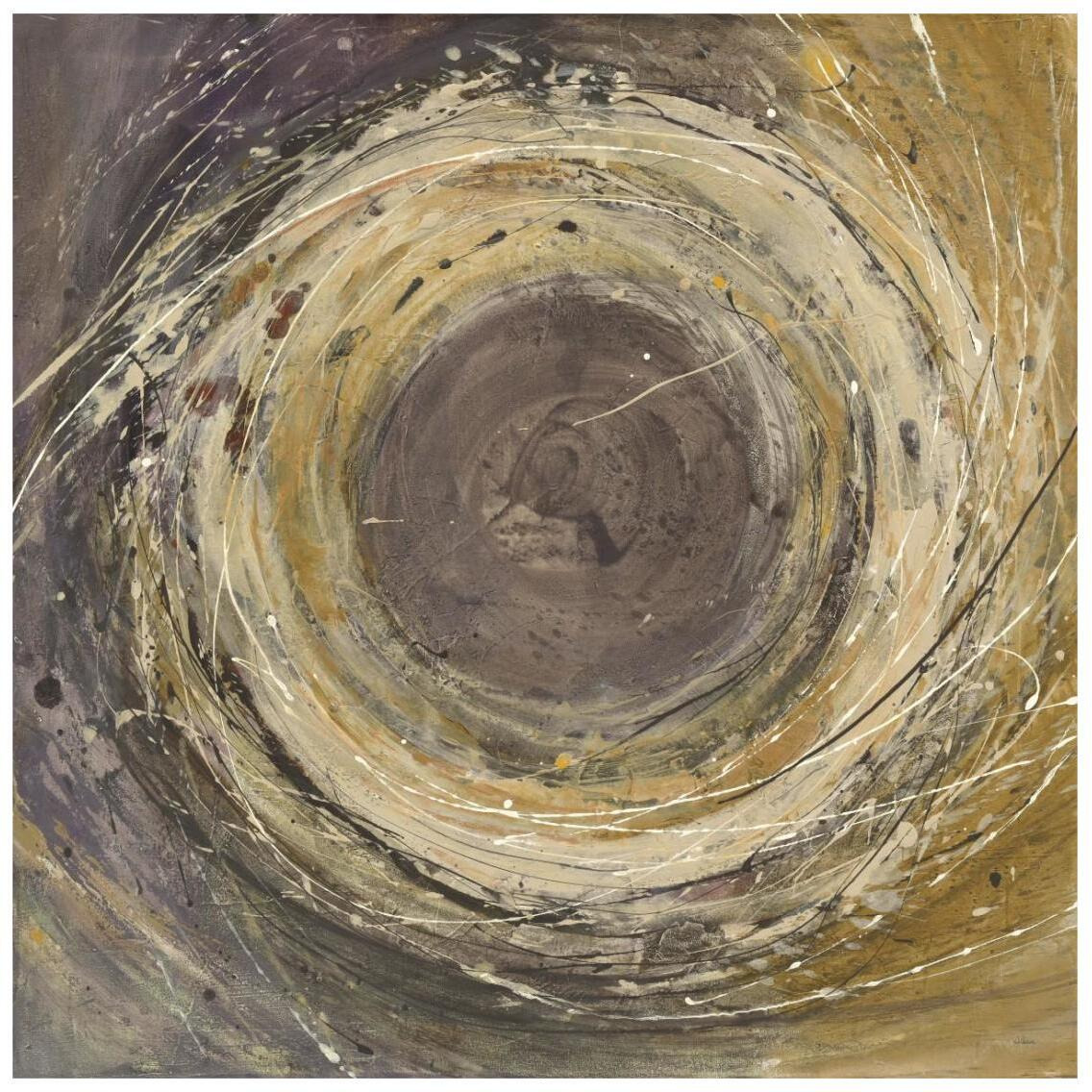 Wooden Rings -Paper Art-26&quotx26"