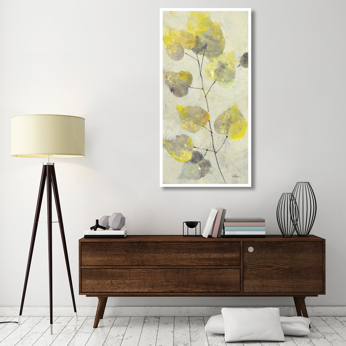 Aspen Branch II -Paper Art-32&quotx62"