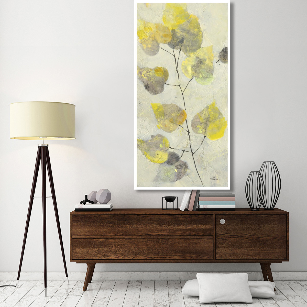 Aspen Branch II -Paper Art-38&quotx74"