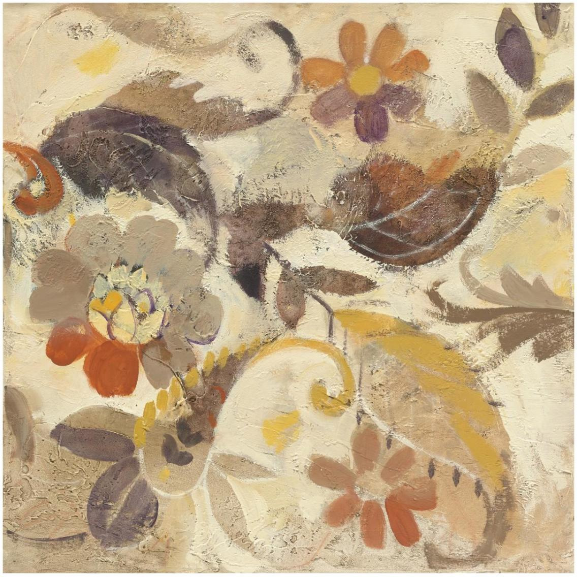 Fall Paisley I -Paper Art-32&quotx32"