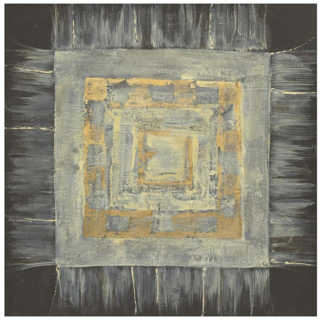 Gold Tapestry I -Paper Art-20&quotx20"