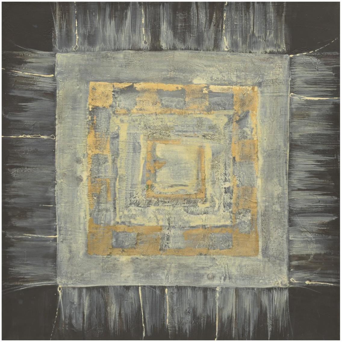 Gold Tapestry I -Paper Art-32&quotx32"
