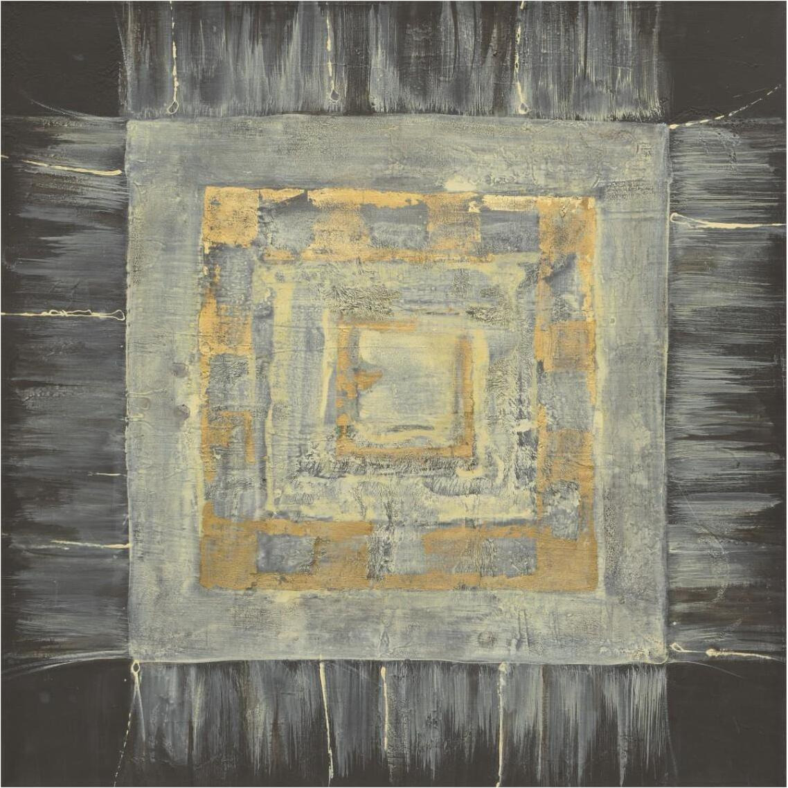 Gold Tapestry I -Paper Art-38&quotx38"