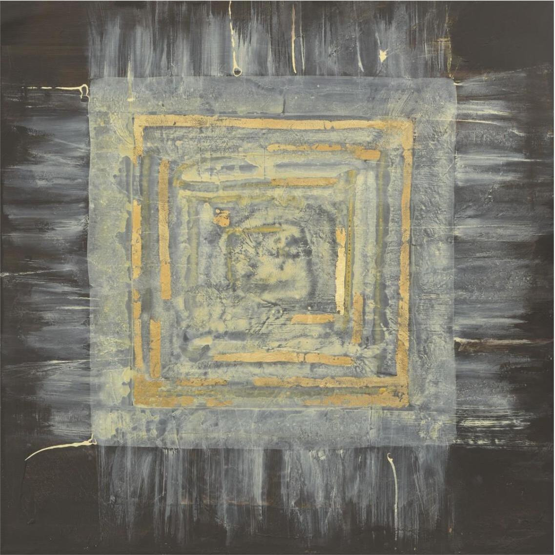 Gold Tapestry II -Paper Art-38&quotx38"