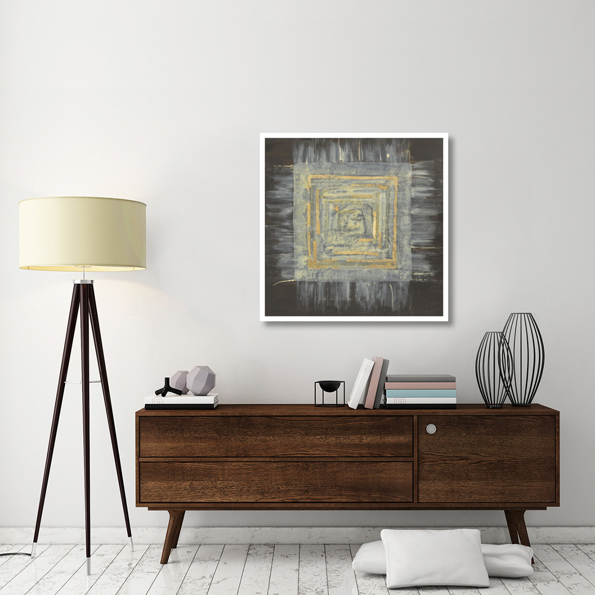 Gold Tapestry II -Paper Art-38&quotx38"