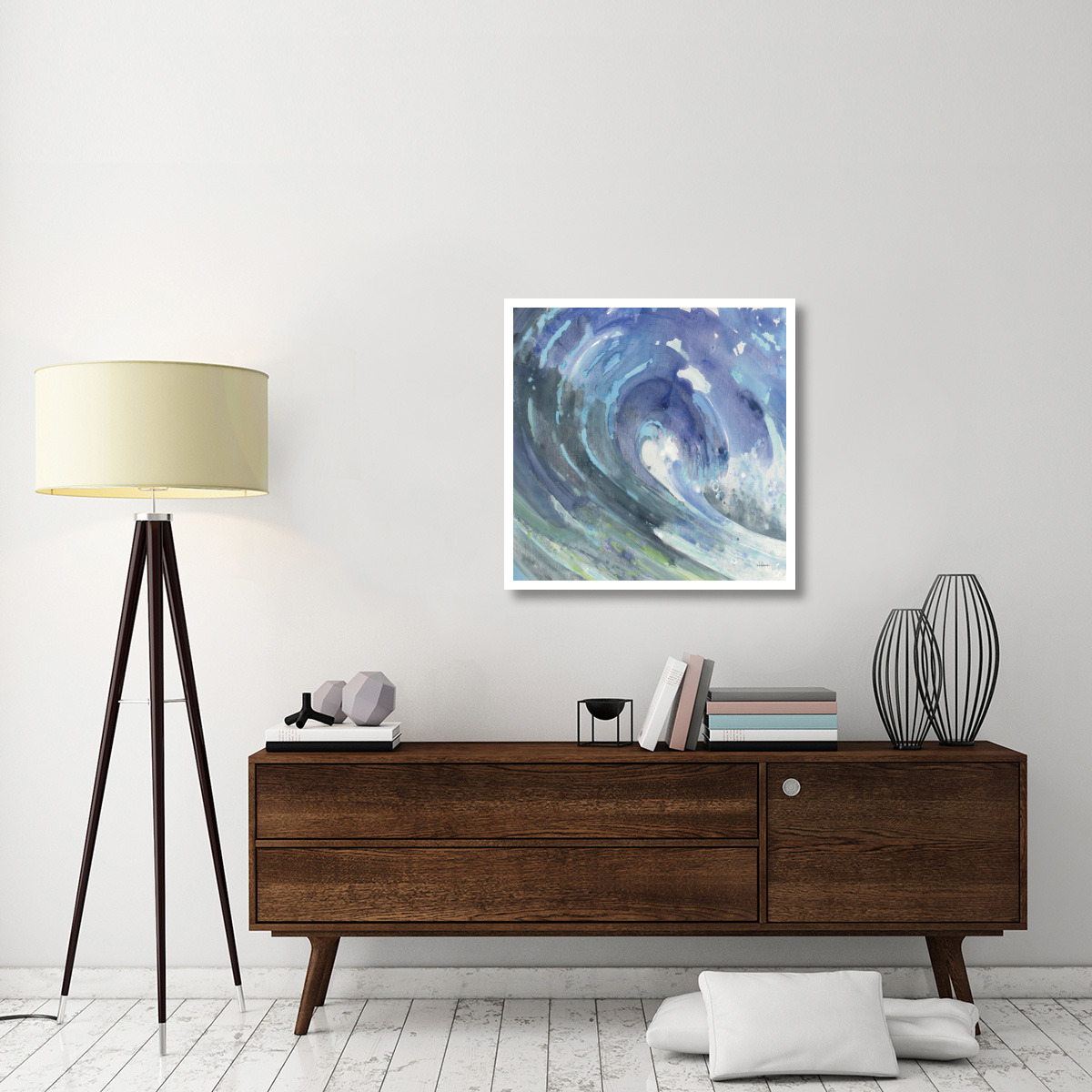 Curl Crop -Paper Art-32&quotx32"