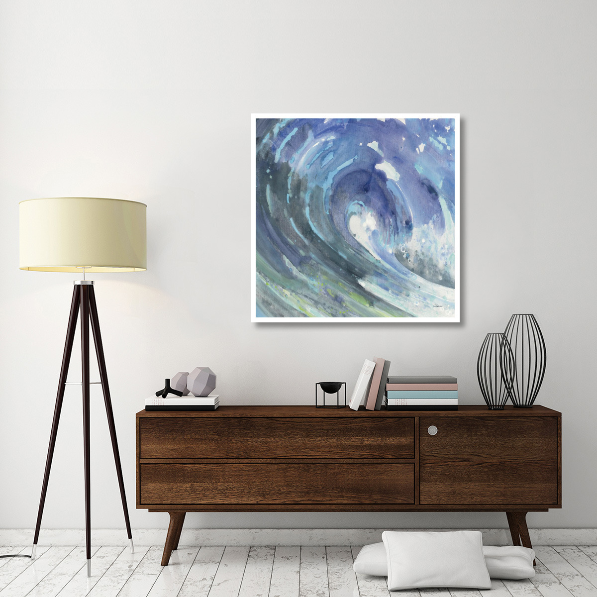 Curl Crop -Paper Art-42&quotx42"