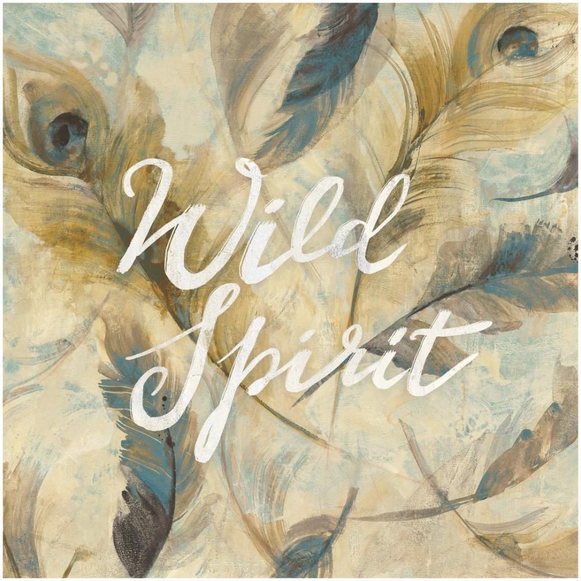 Feather Toss Square Wild Spirit -Paper Art-32&quotx32"
