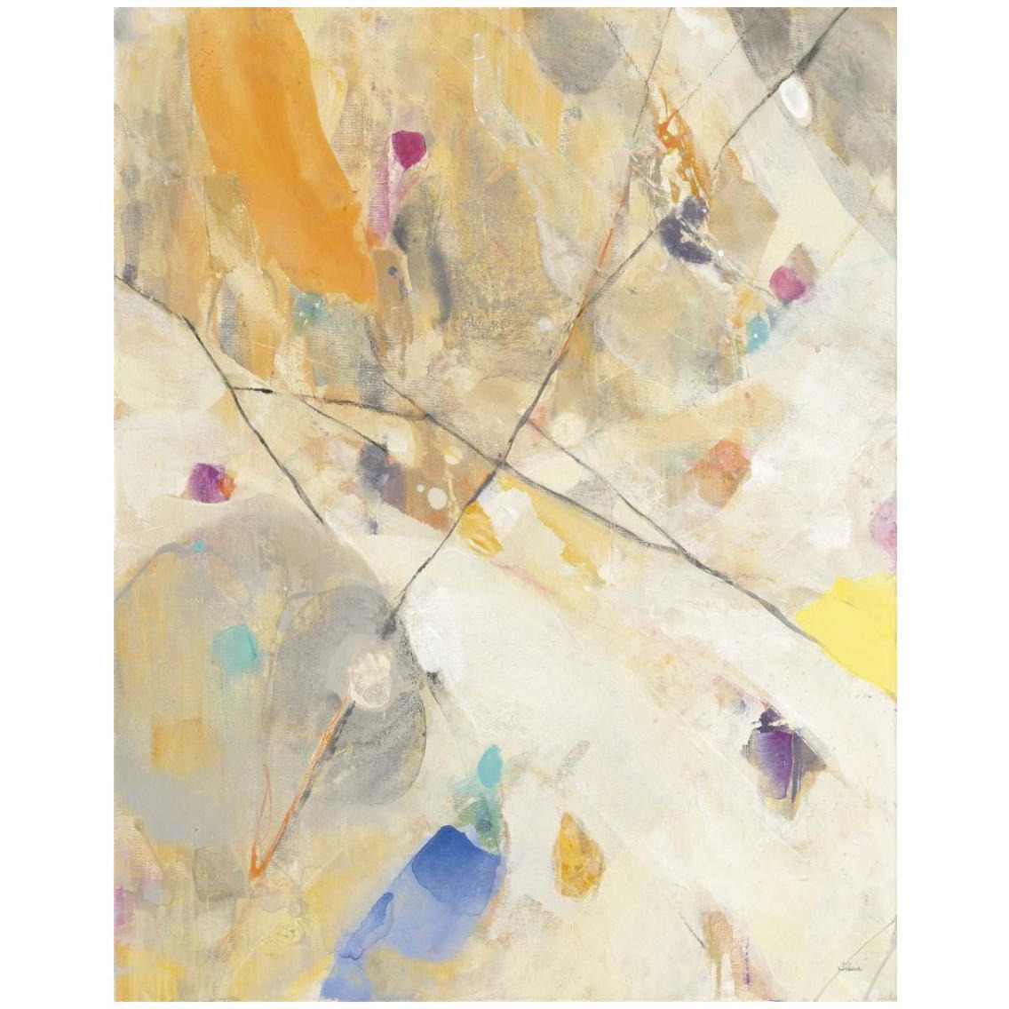 Spring Confetti I -Paper Art-24&quotx30"