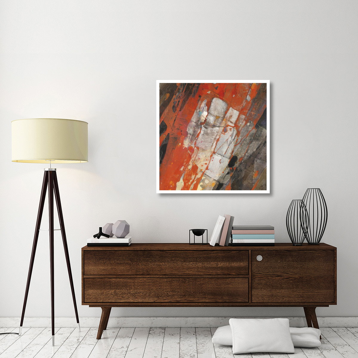 Hot Lava -Paper Art-38&quotx38"