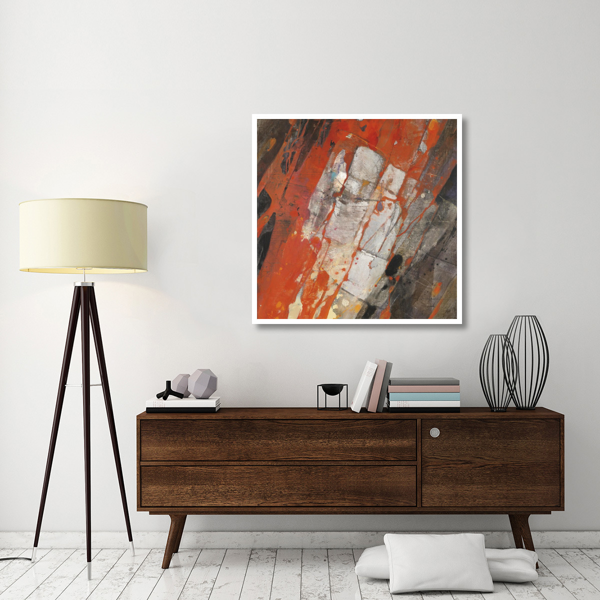 Hot Lava -Paper Art-42&quotx42"