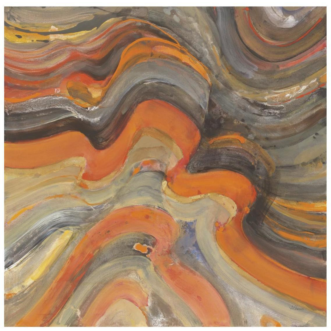 Floating Lava -Paper Art-26&quotx26"