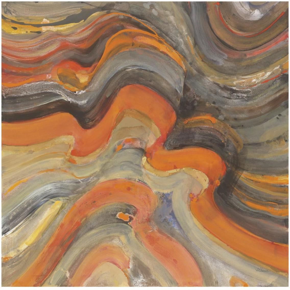 Floating Lava -Paper Art-32&quotx32"