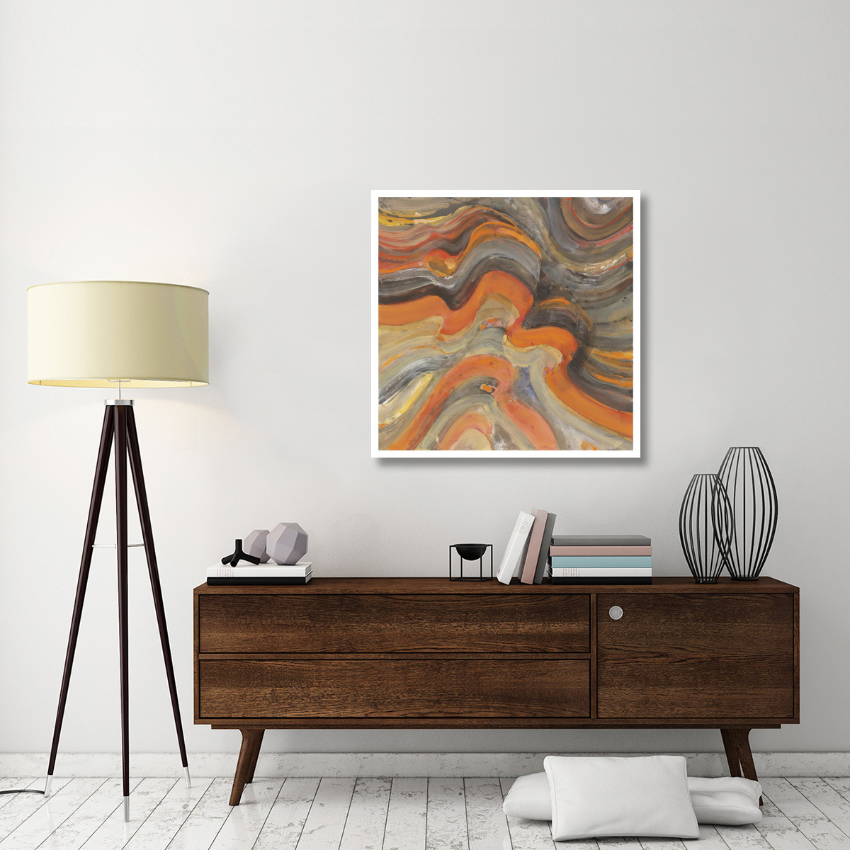 Floating Lava -Paper Art-38&quotx38"