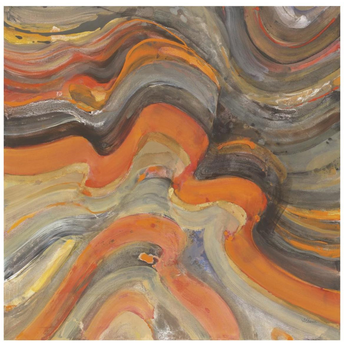 Floating Lava -Paper Art-42&quotx42"