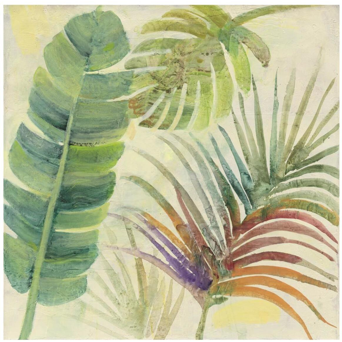 Tropical Delight II -Paper Art-42&quotx42"