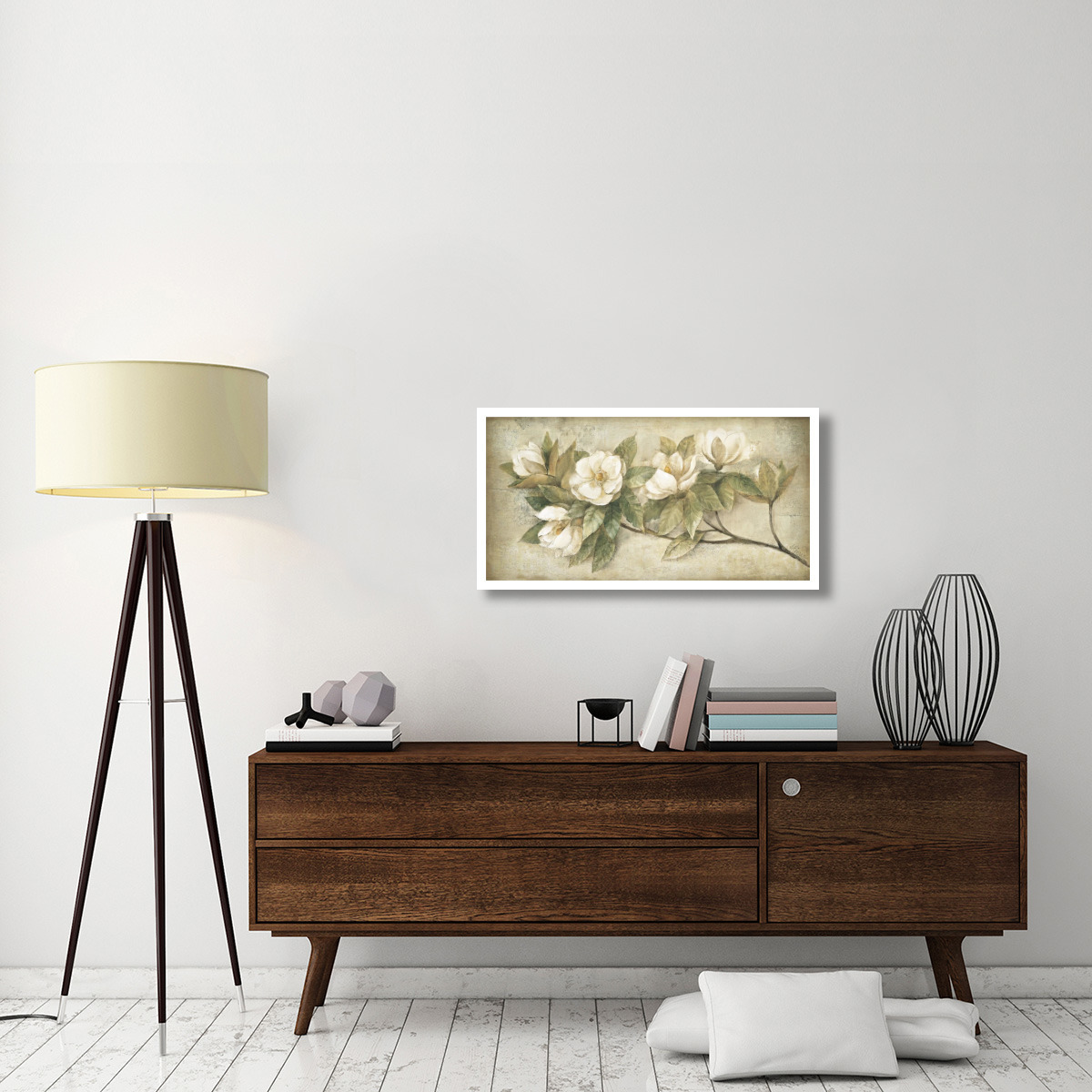 Sugar Magnolia Vintage -Paper Art-38&quotx20"