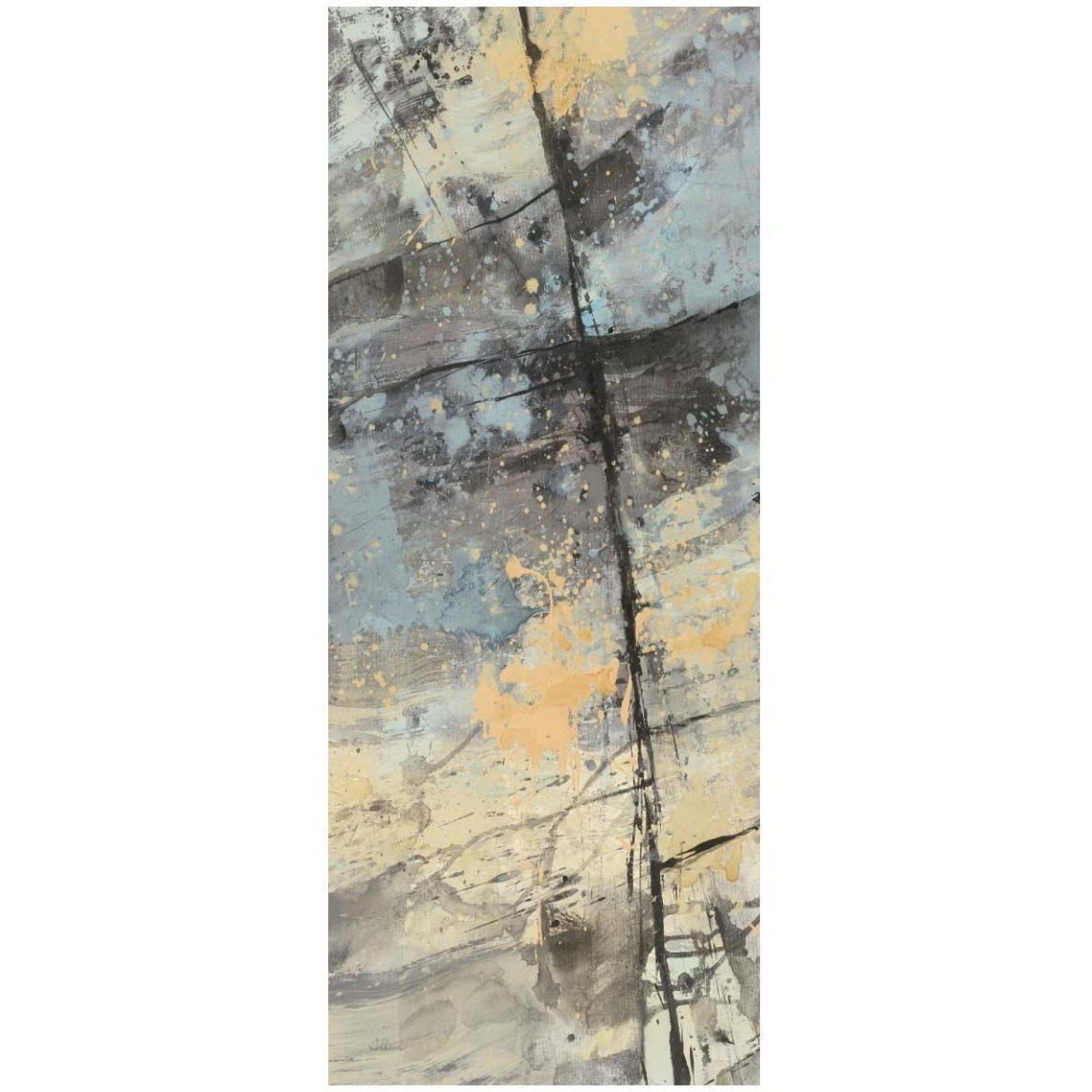 The Rocks Panel I -Paper Art-22&quotx52"