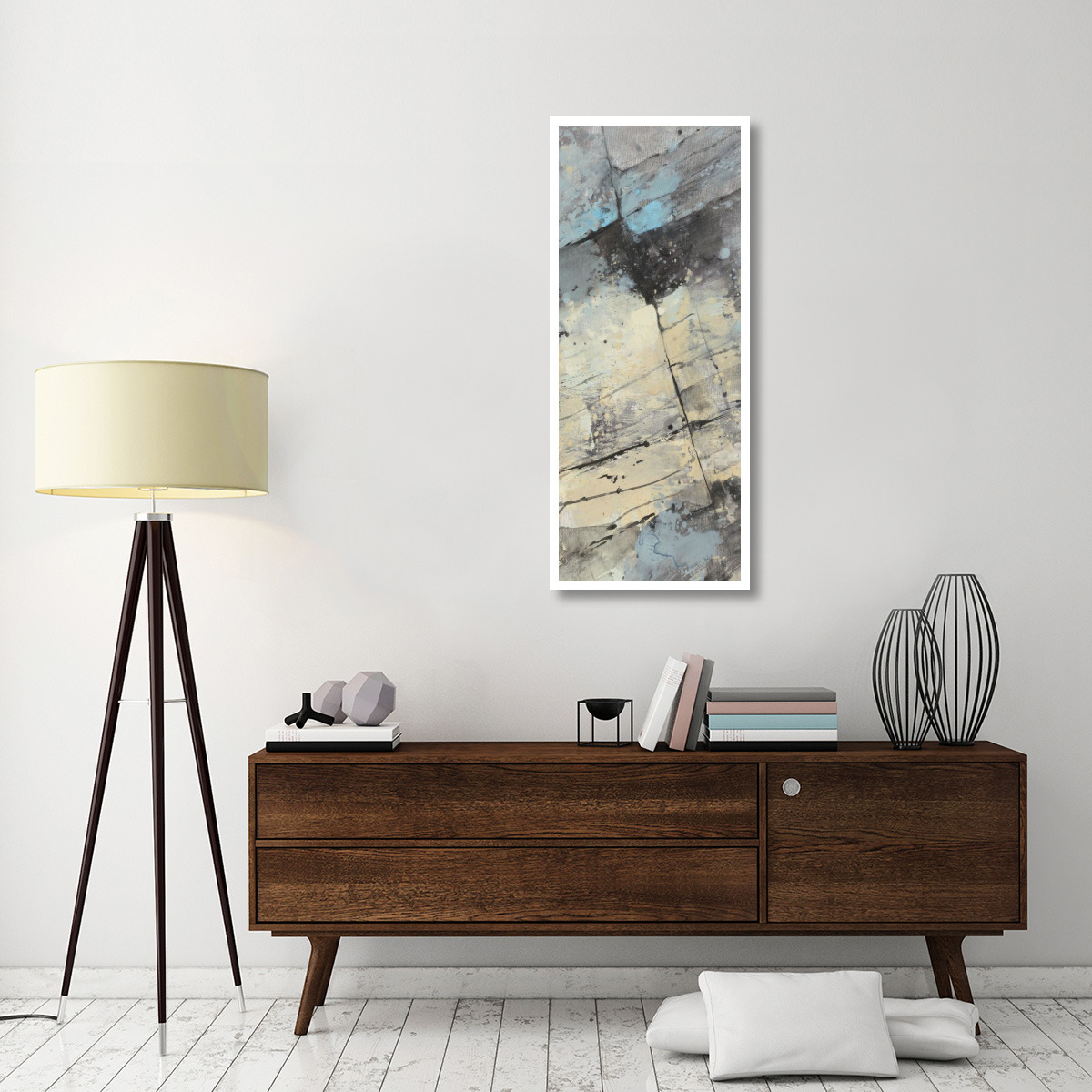 The Rocks Panel II -Paper Art-22&quotx52"