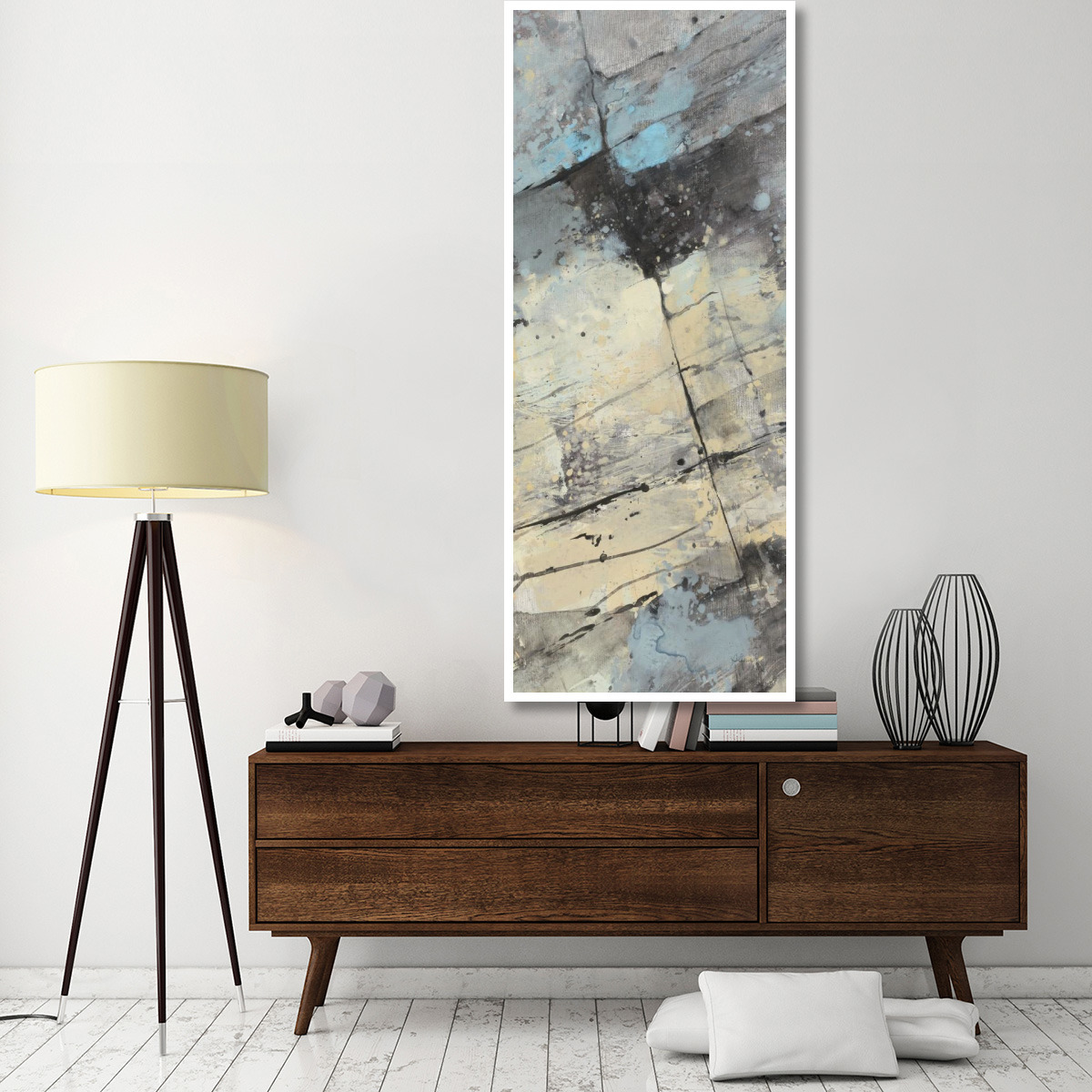 The Rocks Panel II -Paper Art-32&quotx77"