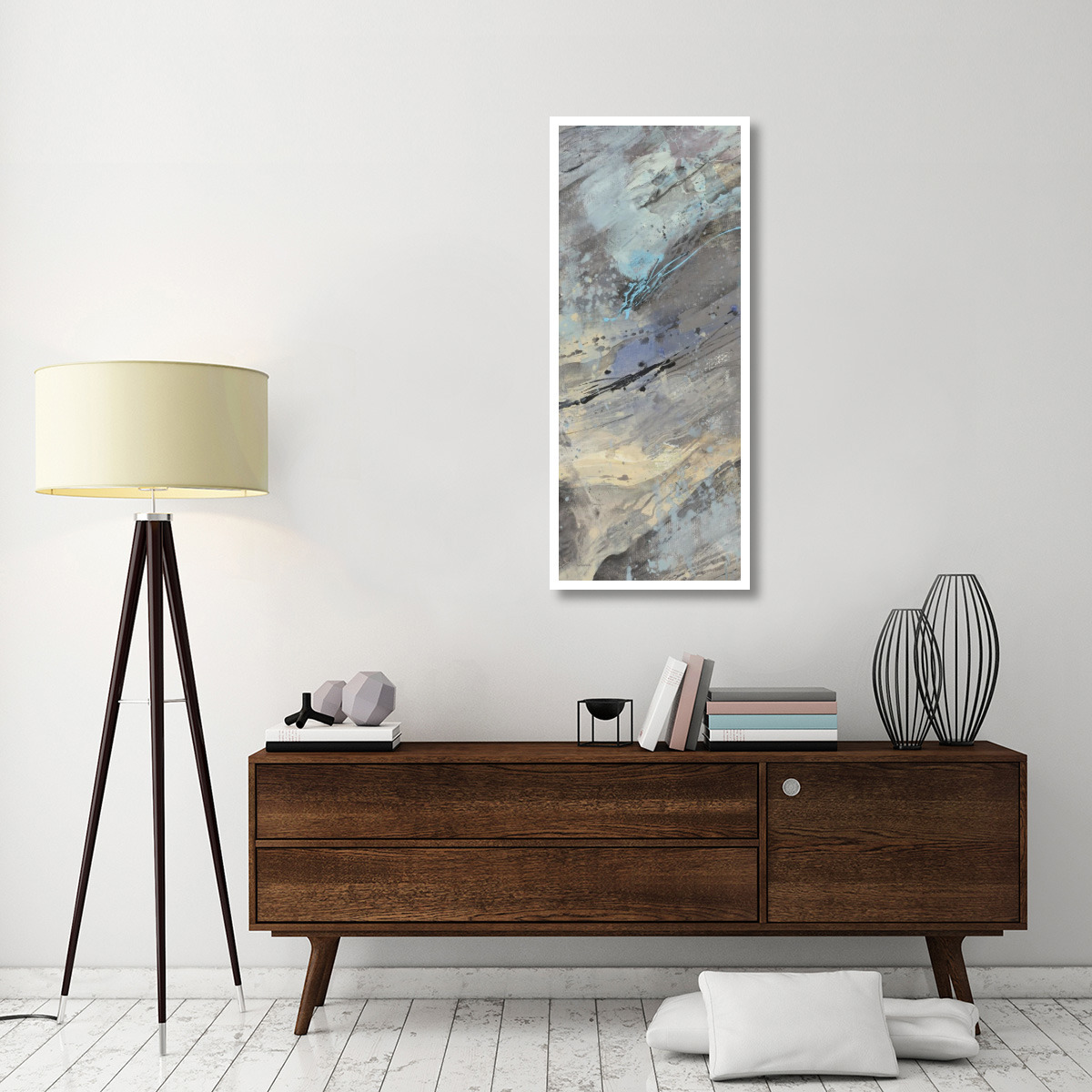 The Rocks Panel III -Paper Art-22&quotx52"