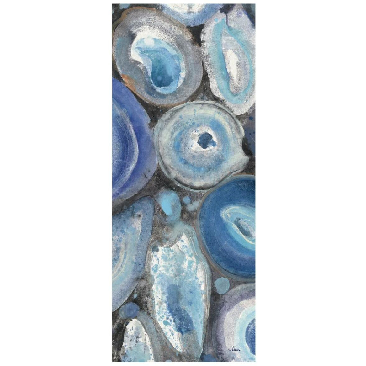 Stone Circles Panel II -Paper Art-18&quotx42"