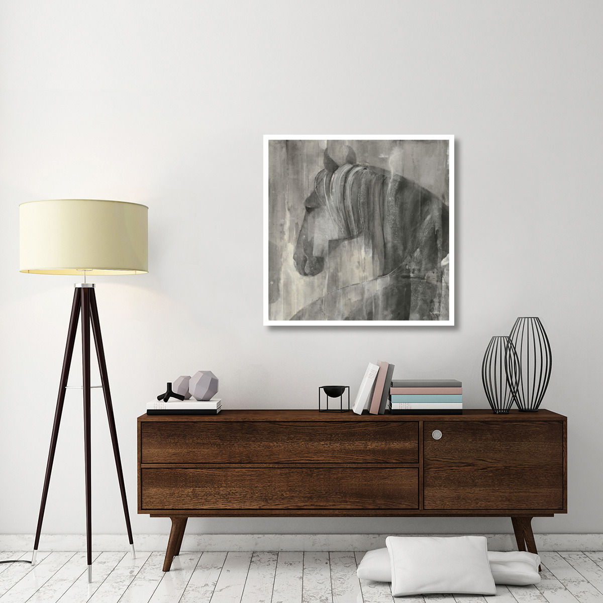 Glance Greige Crop -Paper Art-38&quotx38"