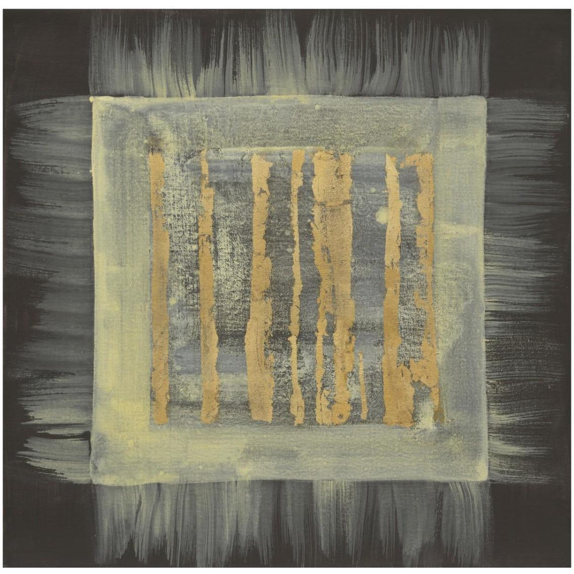 Gold Tapestry III -Paper Art-32&quotx32"