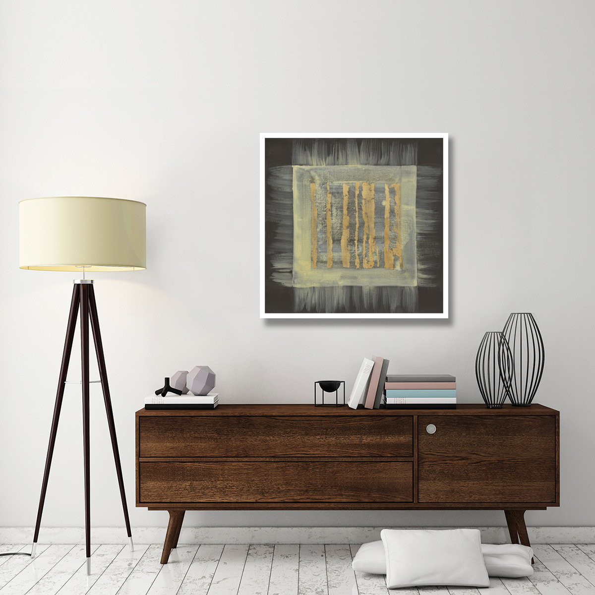 Gold Tapestry III -Paper Art-38&quotx38"