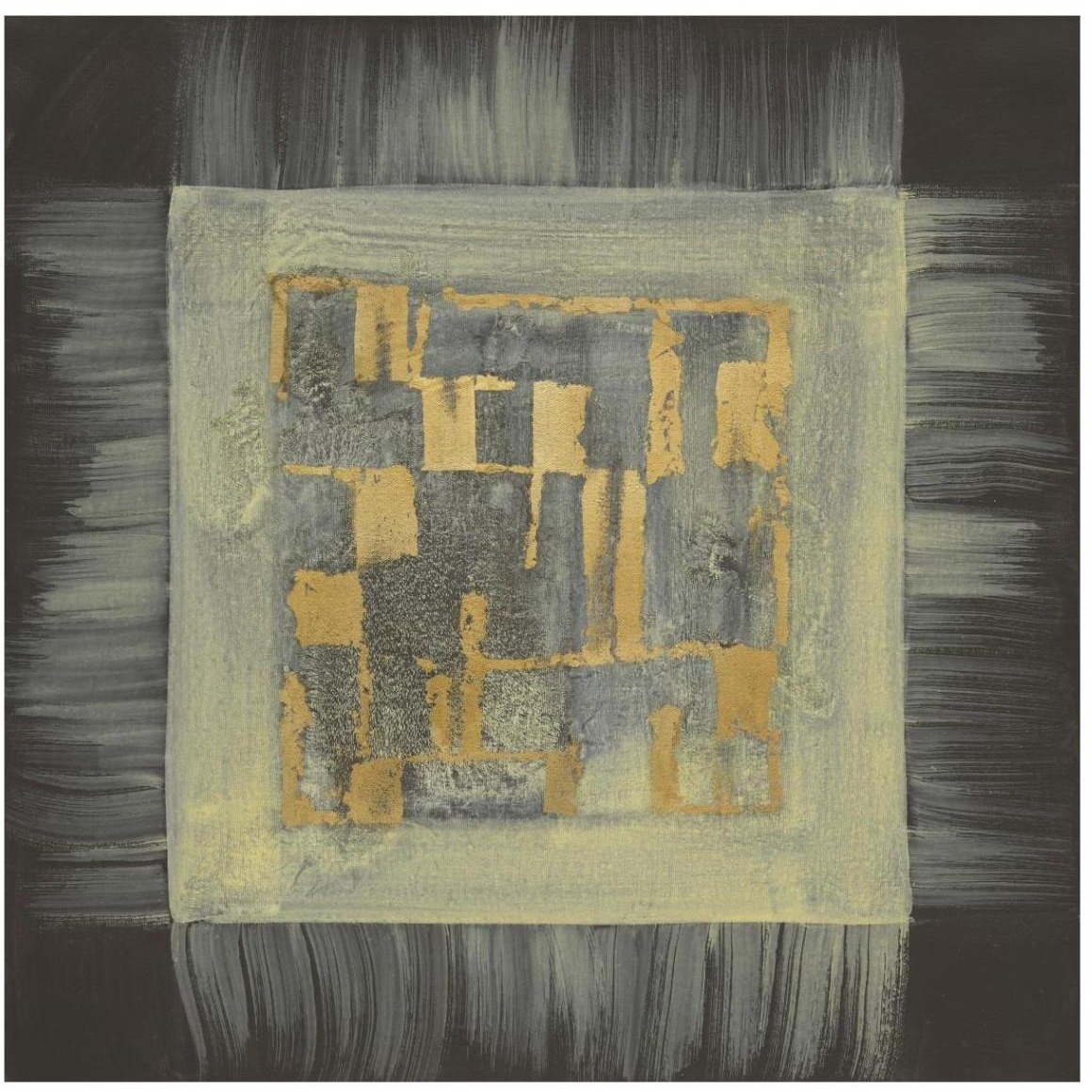 Gold Tapestry IV -Paper Art-42&quotx42"