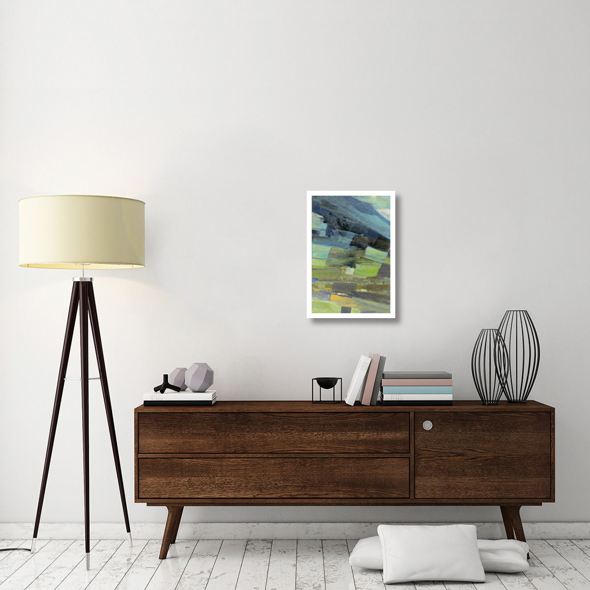 View of the Coast I -Paper Art-18&quotx26"