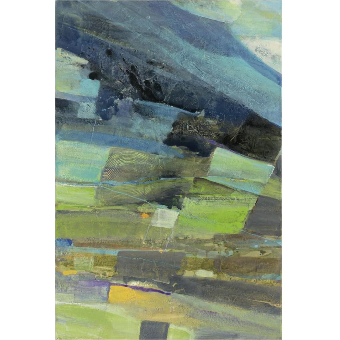 View of the Coast I -Paper Art-26&quotx38"