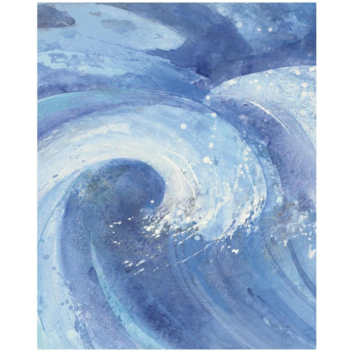 The Big Wave II -Paper Art-24&quotx30"