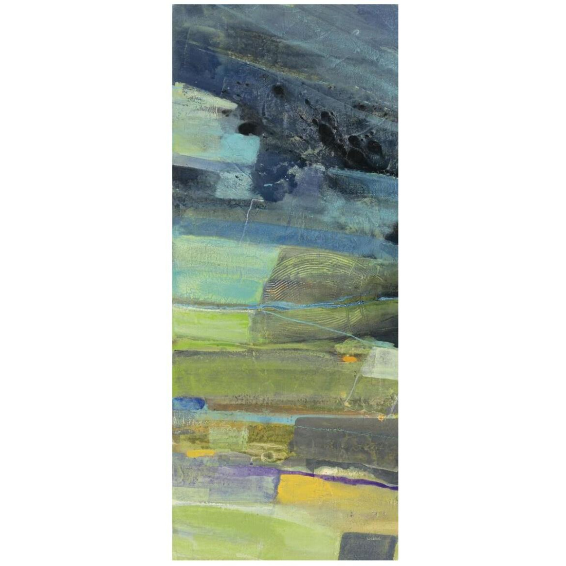 View of the Coast Panel I -Paper Art-18&quotx42"