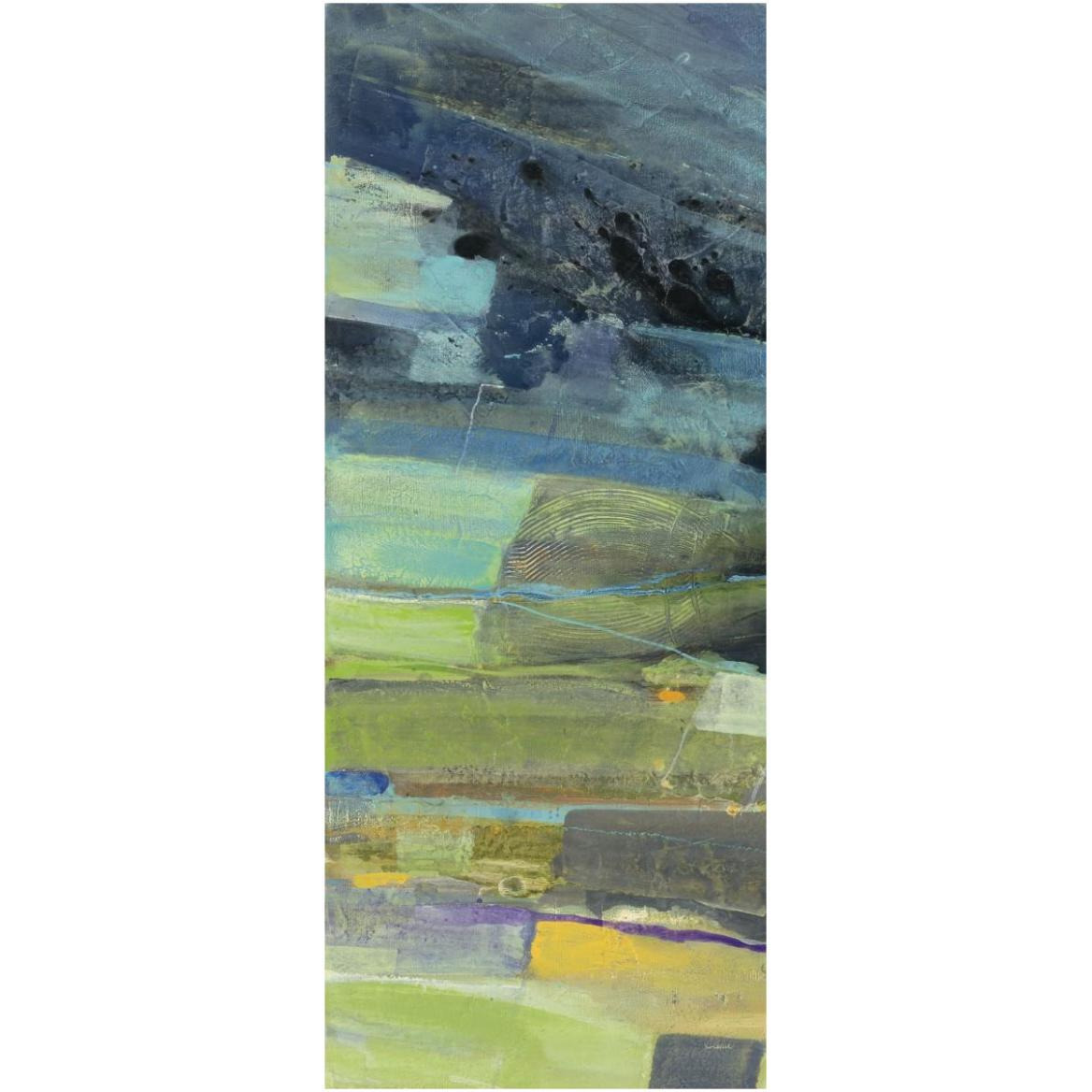 View of the Coast Panel I -Paper Art-26&quotx62"