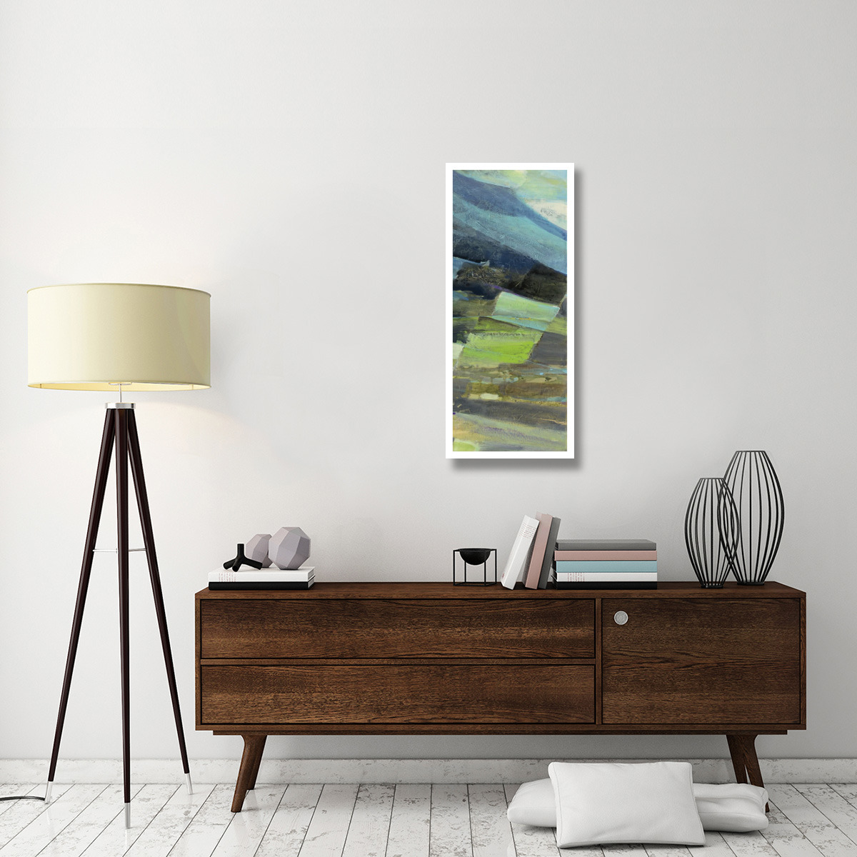 View of the Coast Panel II -Paper Art-18&quotx42"