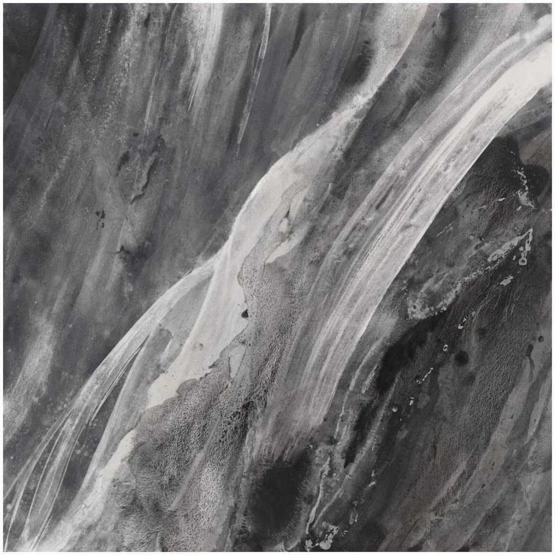 Dark Grey Splash -Paper Art-26&quotx26"
