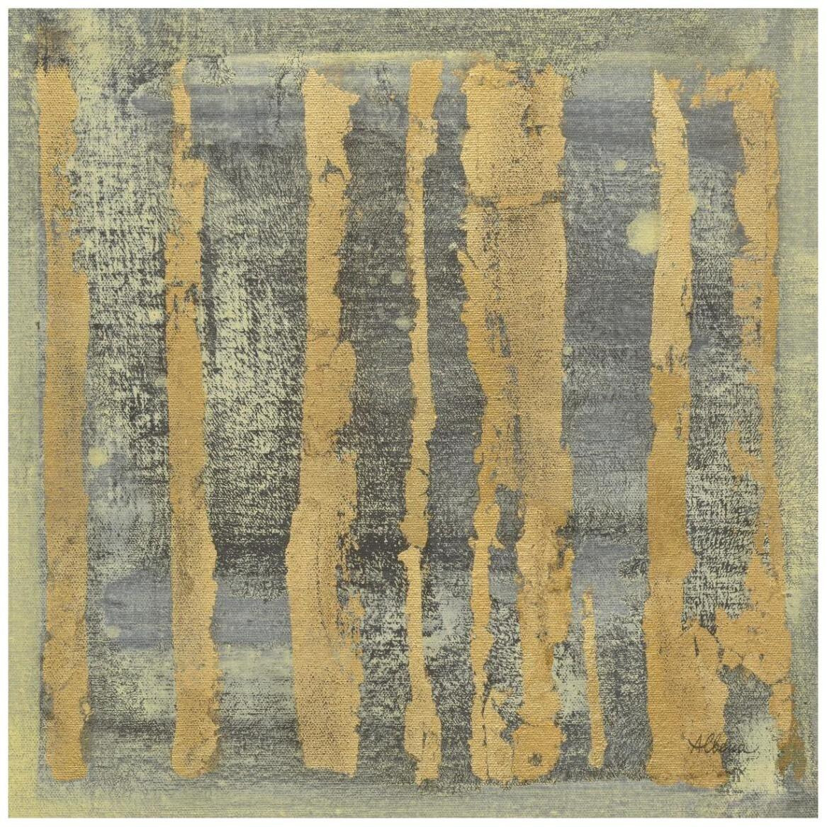 Gold Tapestry III -Paper Art-42&quotx42"