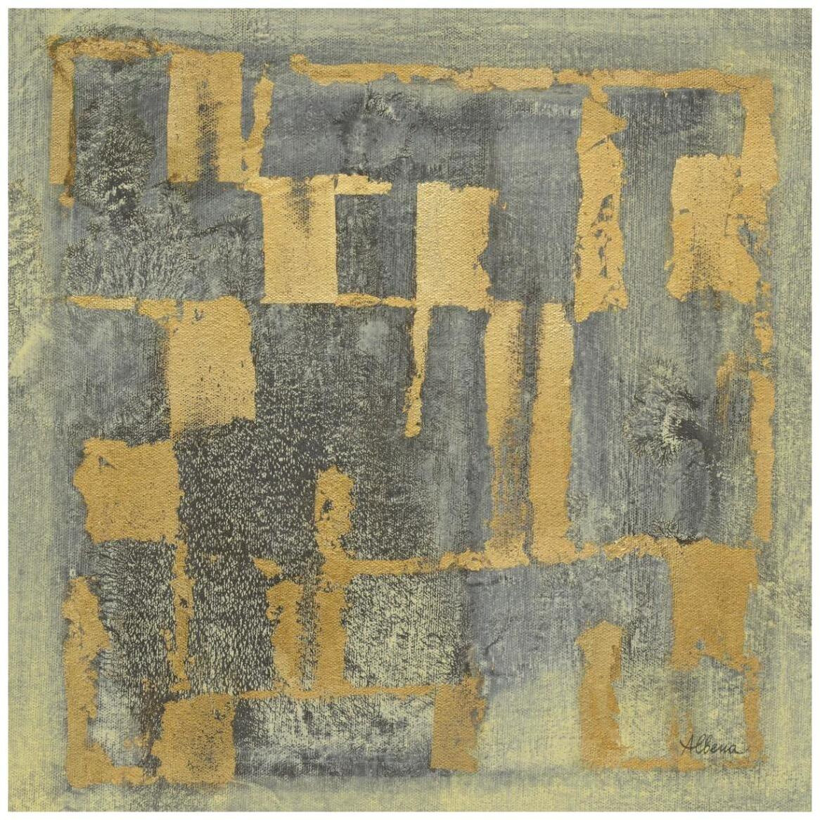 Gold Tapestry IV -Paper Art-42&quotx42"