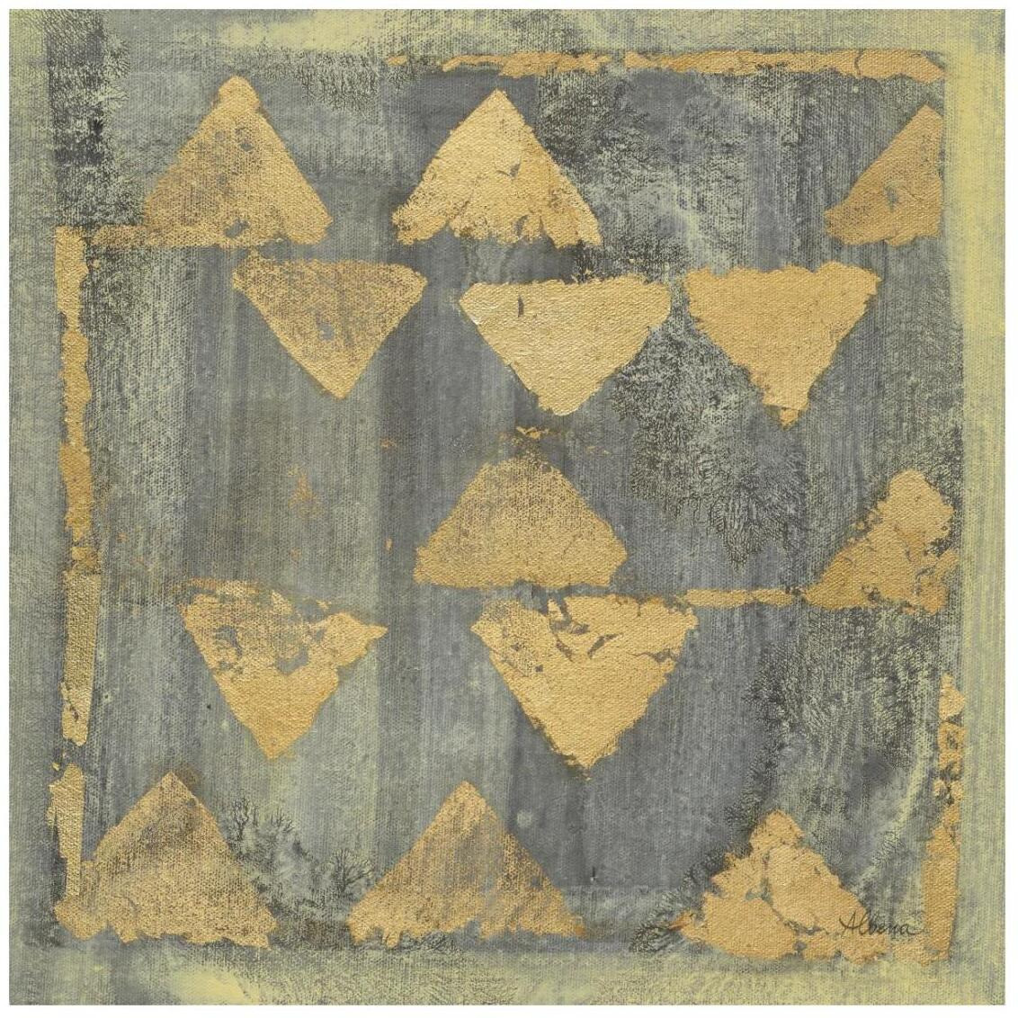 Gold Tapestry V -Paper Art-26&quotx26"