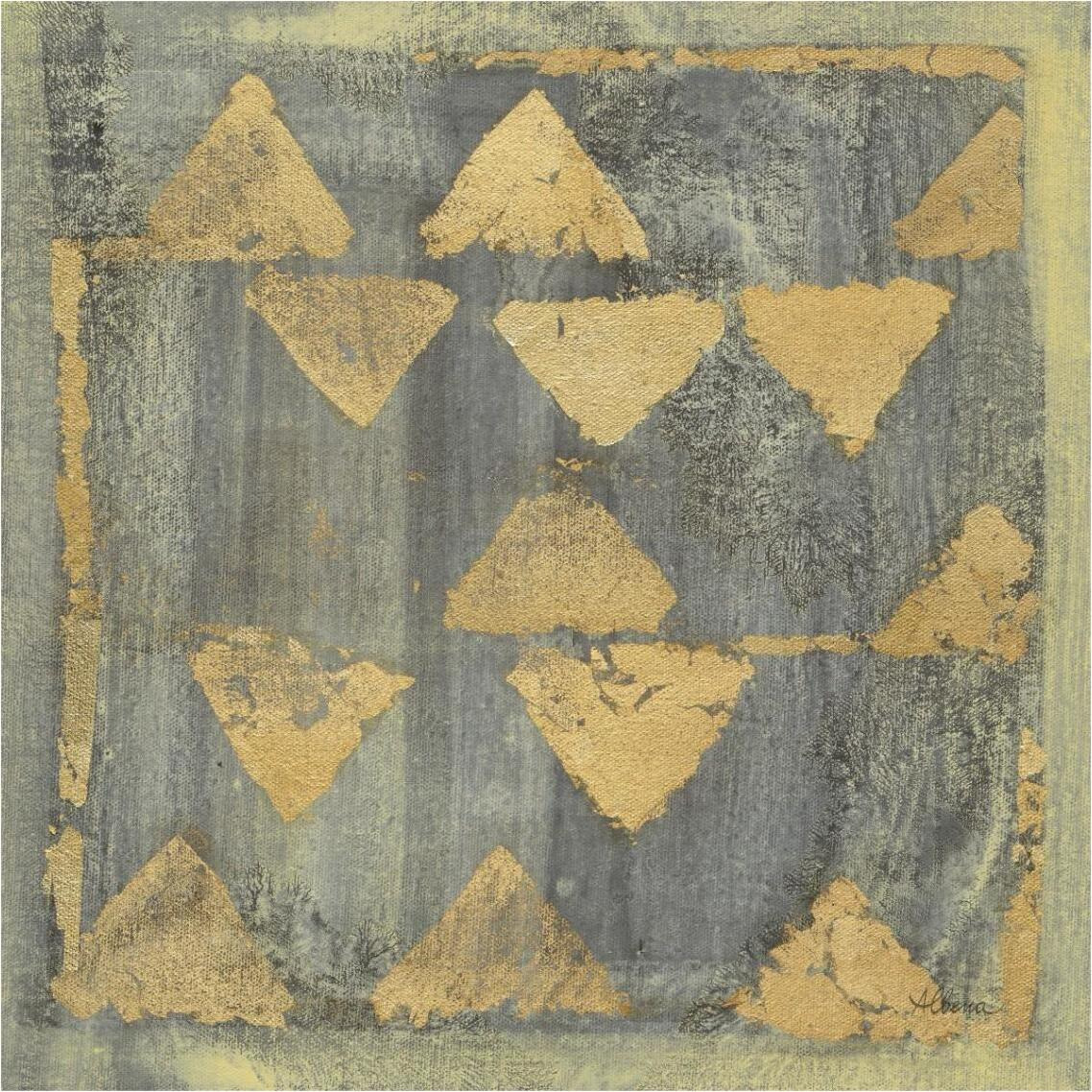 Gold Tapestry V -Paper Art-38&quotx38"