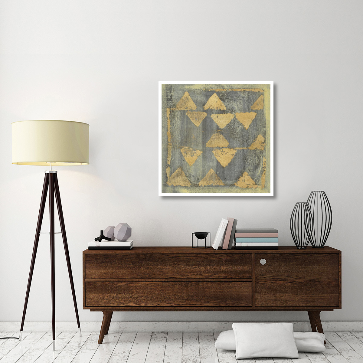 Gold Tapestry V -Paper Art-38&quotx38"