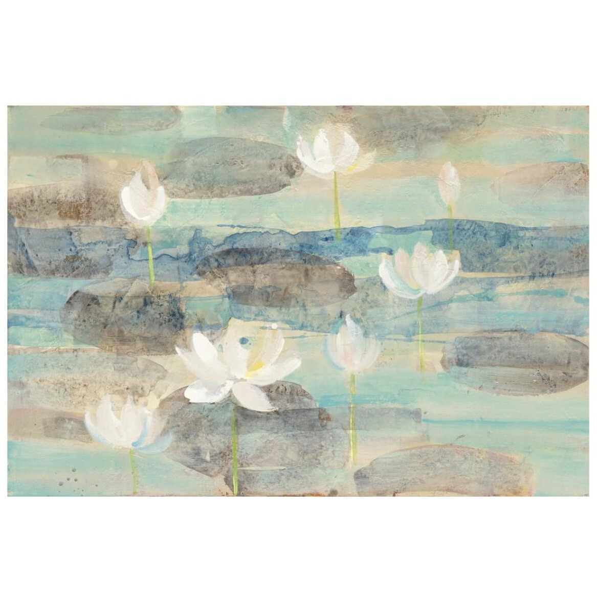 Water Lilies -Paper Art-20&quotx14"