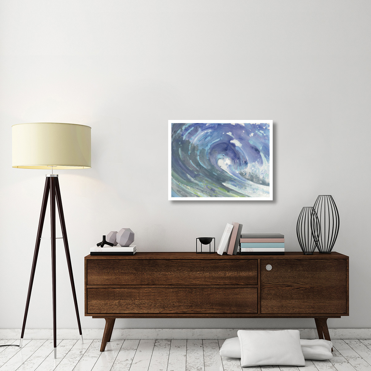 Curl Crop Light -Paper Art-34&quotx26"